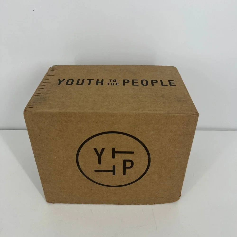 Youth To The People PR Box Superfood Cleanser Retinol Balm SPF 60 Skincare Bag
